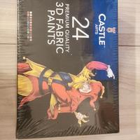 set vernici per tessuti 3D - 24 colori da 29ml