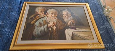 Dipinto Olio Tristano Marchi (Allievo di Grasso)