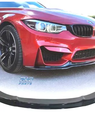 SPOILER LIP PER BMW F80 M3 NERO LUCIDO