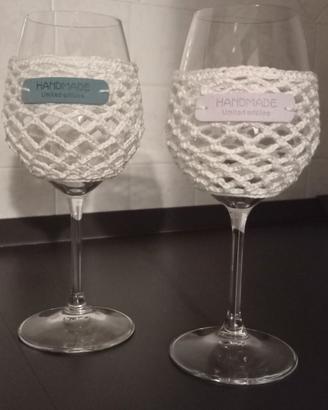 Decoro in macramè per calici