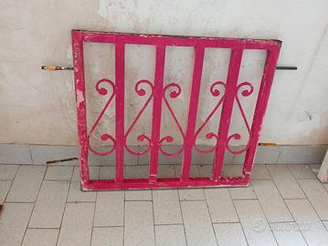 grata in ferro + finestrino 