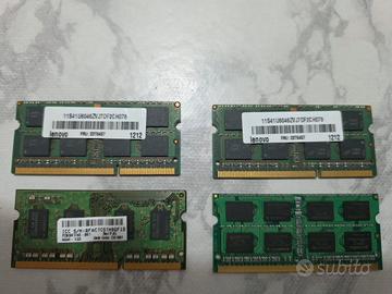 memorie ddr3, ogniuna da 4 GB 