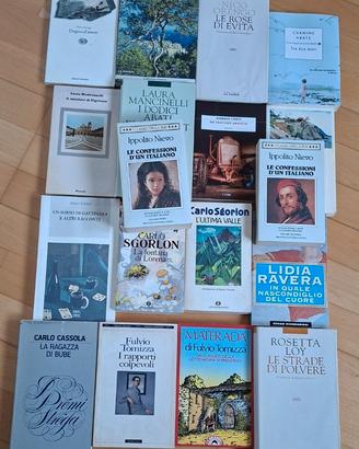 lotto 18 libri narrativa italiana