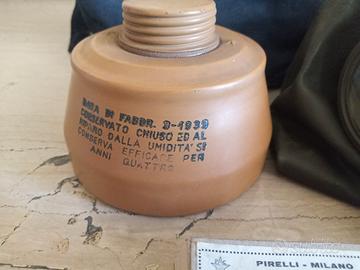 maschera completa 1939 con filtro e feltri pulizia