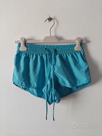 Pantaloncini da bagno turchese donna Censored