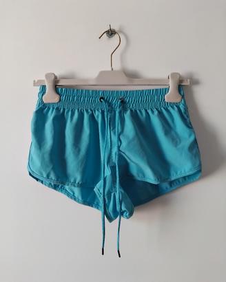 Pantaloncini da bagno turchese donna Censored