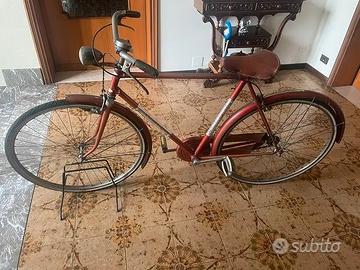 Bicicletta vintage da uomo color bordeaux