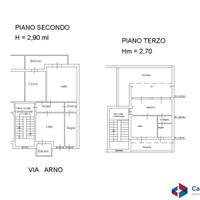Trivano con Monolocale ultimo piano