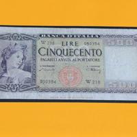 Lire 500 Sostitutiva serie W