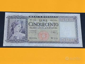 Lire 500 Sostitutiva serie W