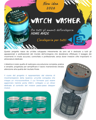 Macchina per pulizia orologi - Whatch Washer