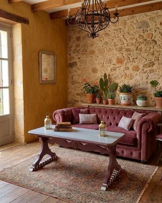 tavolino da salotto shabby 