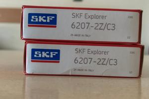 2 Cuscinetti SKF  6207 2Z/C3