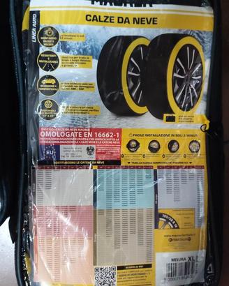 Calze da neve per gomme auto tg. XL