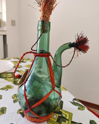 Decanter vino prima metà 900 con  vano ghiaccio