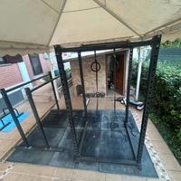 Palestra outdoor completa in ferro zincato