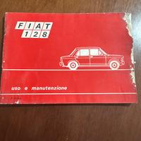 Manuale uso e manutenzione Fiat 128 del 1969