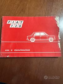 Manuale uso e manutenzione Fiat 128 del 1969