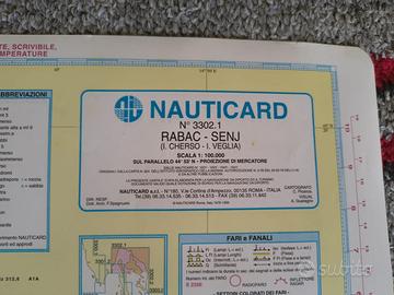 Carta nautica Nauticard  3302