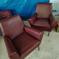 Coppia di poltrone vintage anni 50/60