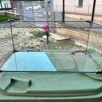 Acquario per tartarughe e accessori