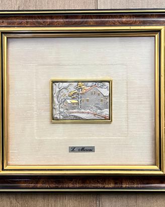 5 Quadri Lamberto Moroni MIDA - Argento 999 e 925