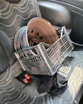 cerchio in ferro Opel corsa D 14 pollici 