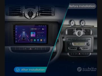 Autoradio android specifico per Smart 451