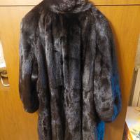 Pelliccia di visone nera