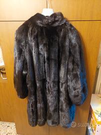 Pelliccia di visone nera