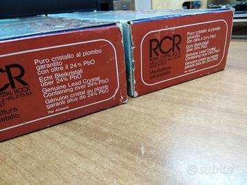 Servizio di bicchieri di cristallo vintage 