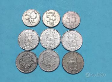 Lotto 12 monete d'argento