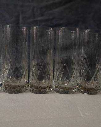Set di 6 bicchieri in cristallo da cocktail