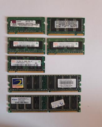 RAM notebook e desktop