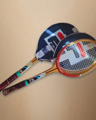 Racchette da tennis vintage FILA WUD3THREE anni 70