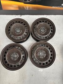 4 Cerchi in Ferro da 16 Opel Astra Zafira 16 polli