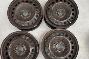 4 Cerchi in Ferro da 16 Opel Astra Zafira 16 polli