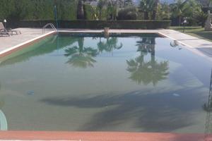 Dependance in villa con piscina