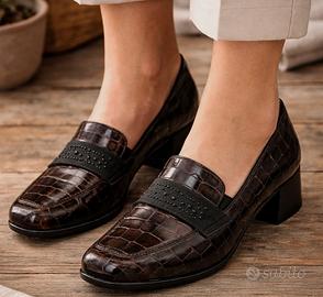 Mocassini Melluso donna Nero made in italy