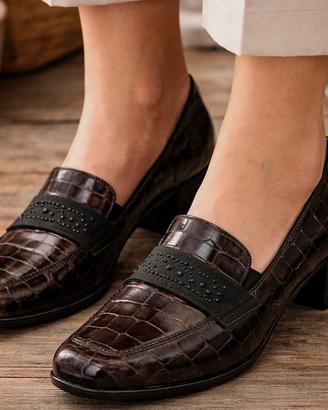 Mocassini Melluso donna Nero made in italy