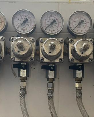 Riduttore pressione CO2 a 7 vie
