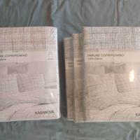 PARURE COPRIPIUMINO SINGOLO KASANOVA 100%COTONE