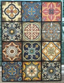 Pannello decorativo con piastrelle vintage