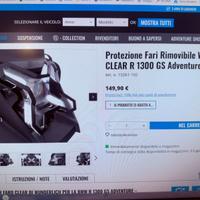 Protezione fanale Wunderlich Bmw R 1300 GS Adv new