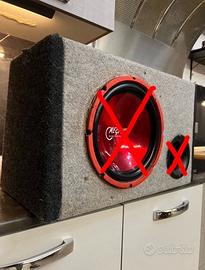 SOLO box subwoofer impact