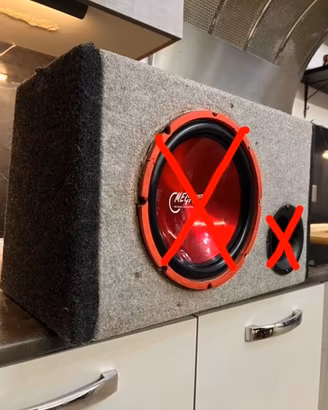 SOLO box subwoofer impact