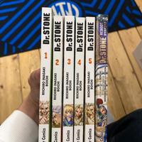 Manga dr. Stone dal 1 al 5 + reboot of biakuya