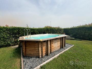 Piscina in legno Jardin 490