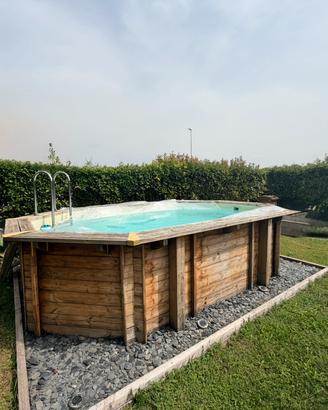 Piscina in legno Jardin 490