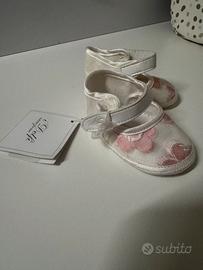 Scarpine eleganti battesimo neonata tg 16 i Delfi